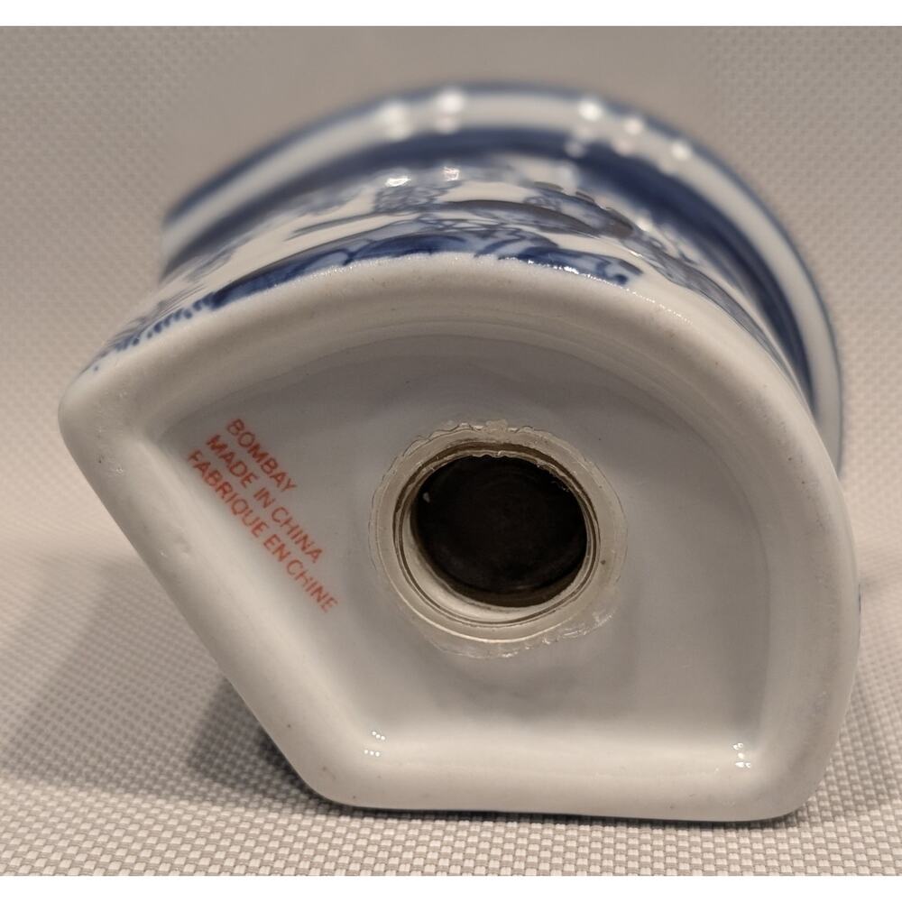 Bombay Blue & White Birds China Leaf Tray Salt & Pepper Shakers Sugar Bowl Spoon - Picture 14 of 16